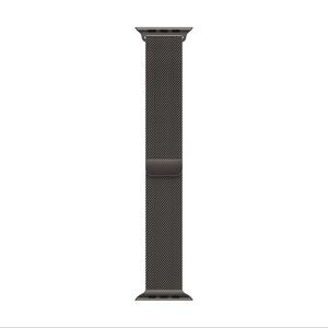 Graphite Milanese Loop Watch Strap 41mm